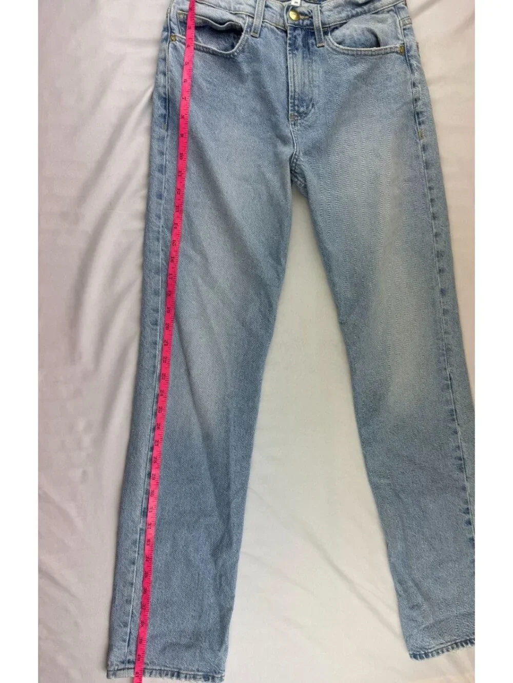 FRAME Straight Leg Jeans Thistle Wash Womens Size 26 - Picture 7 of 9
